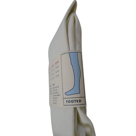 Cat & Jack Tights and Leggings Size 4-6X White and Black Pack of 2 - Picture 4 of 7